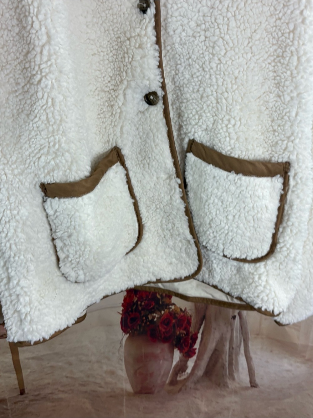 NEW J.Crew faux sherpa teddy barn jacket - Picture 4 of 10